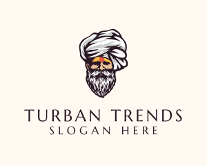 Turban - Hindu Sadhu Turban logo design