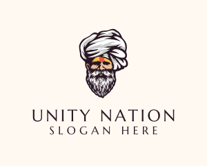 Hindu Sadhu Turban logo design