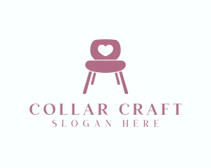 Chair Heart Furniture logo design