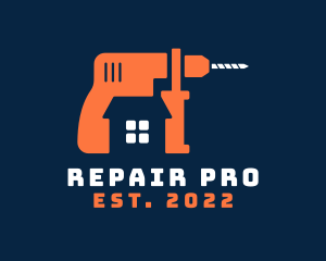 Home Repair Drill logo design