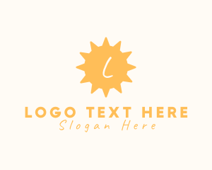 Lettermark - Tropical Sun Solar Sunlight logo design