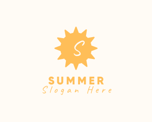 Tropical Sun Solar Sunlight  logo design