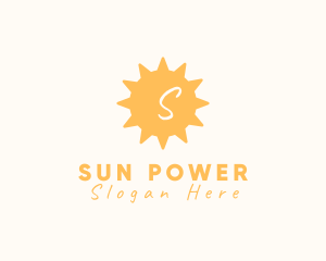 Tropical Sun Solar Sunlight  logo design