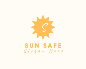 Tropical Sun Solar Sunlight  logo design