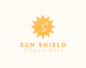 Tropical Sun Solar Sunlight  logo design