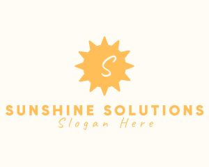 Sunlight - Tropical Sun Solar Sunlight logo design