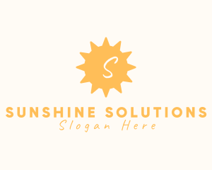 Tropical Sun Solar Sunlight  logo design