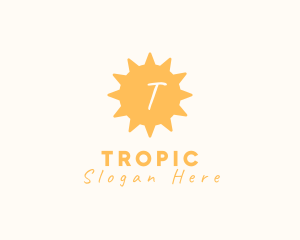 Tropical Sun Solar Sunlight  logo design