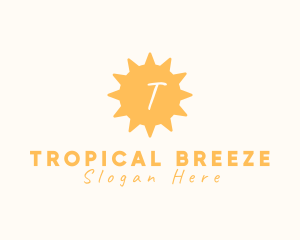 Tropical Sun Solar Sunlight  logo design