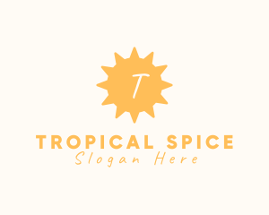 Tropical Sun Solar Sunlight  logo design