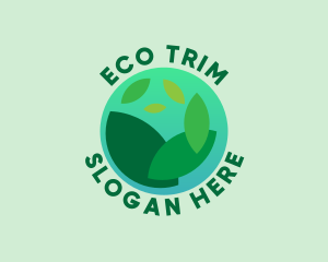 Eco Leaves Planet logo design