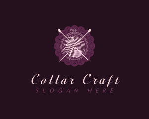 Embroidery Yarn Doily logo design