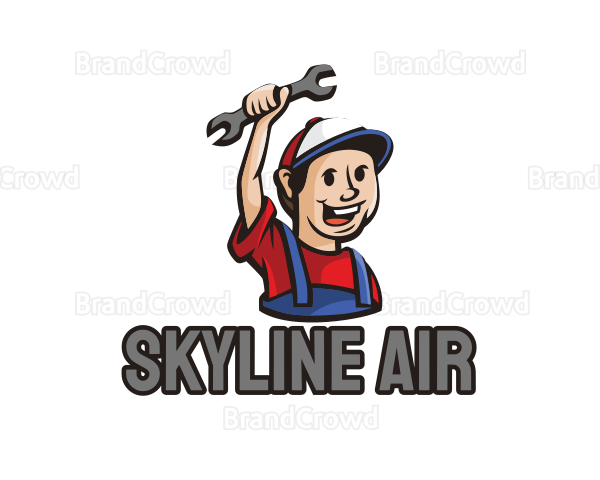 Handyman Mechanic Repairman Logo