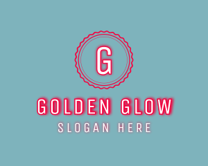 Glowing Clean Patisserie Stamp logo design