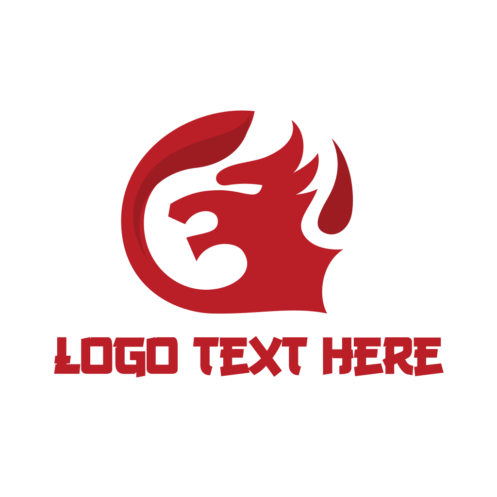 Red Dragon Head Logo | BrandCrowd Logo Maker