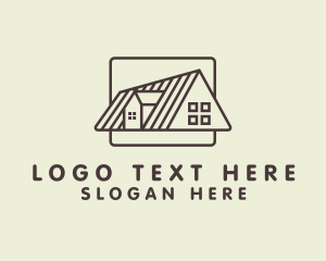 Roofing - Attic Home Builder logo design