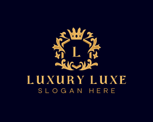 Luxury Crown Deluxe logo design