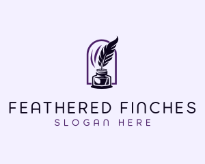 Feather Ink Writing logo design