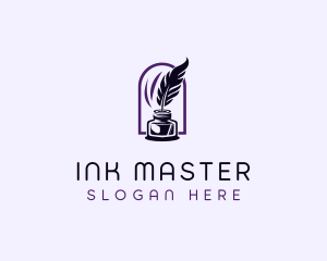 Feather Ink Writing logo design