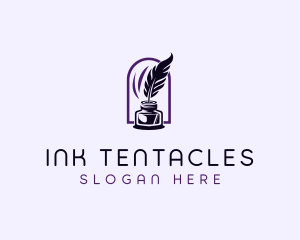 Feather Ink Writing logo design