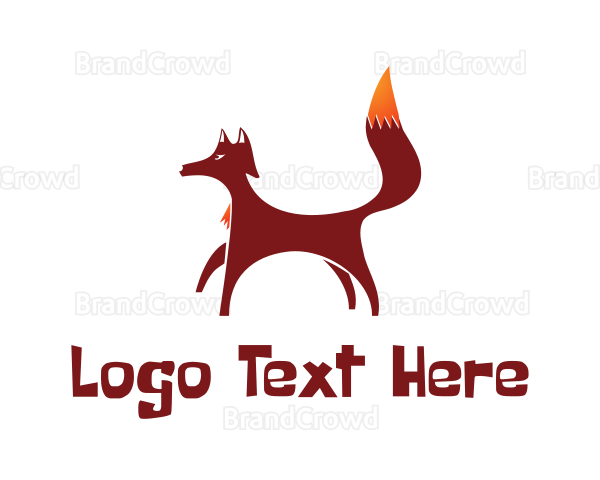 Red Brown Fox Logo