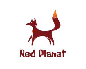 Red Brown Fox logo design