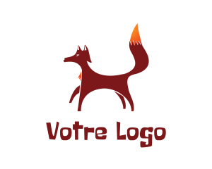 Fox - Red Brown Fox logo design