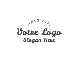 Personal - Retro Feminine Wordmark logo design