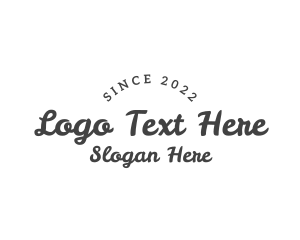 Blogger - Retro Feminine Wordmark logo design