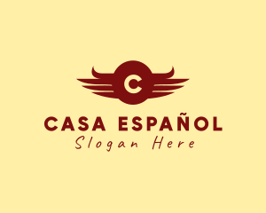 Spanish - Bull Steakhouse Wings logo design