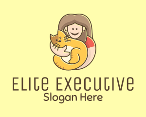 Person - Pet Cat Person logo design