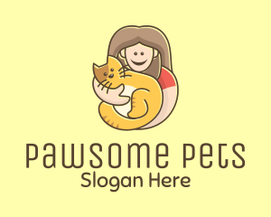 Pet - Pet Cat Person logo design