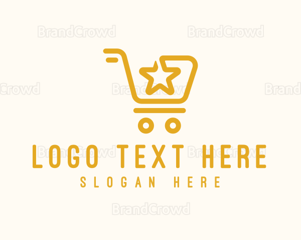 Star Shopping Cart Logo