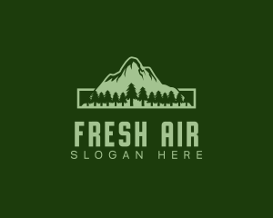 Green Pine Mountain logo design