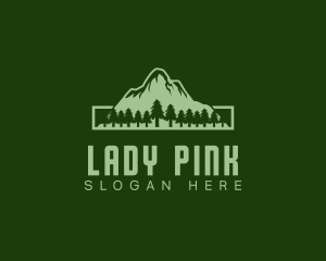 Nature - Green Pine Mountain logo design
