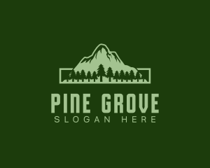 Green Pine Mountain logo design