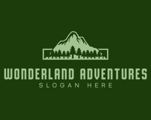 Green Pine Mountain logo design