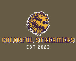 Lion Gaming Streamer logo design