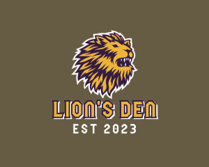 Lion Gaming Streamer logo design