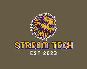 Streamer - Lion Gaming Streamer logo design