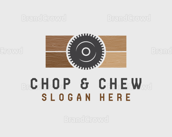 Circular Wood Saw Logo