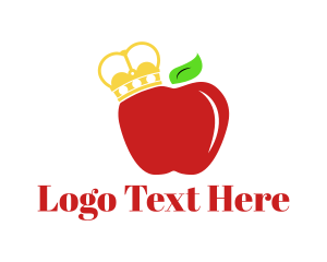 Fresh - Royal Crown Apple logo design