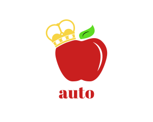 Royalty - Royal Crown Apple logo design