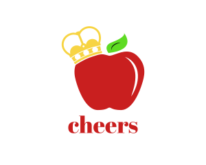 Fresh - Royal Crown Apple logo design