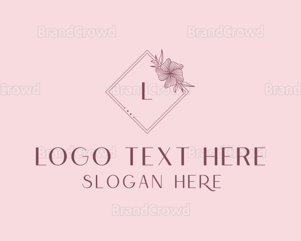 Elegant Floral Boutique Logo