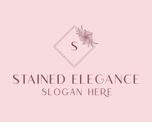 Elegant Floral Boutique logo design