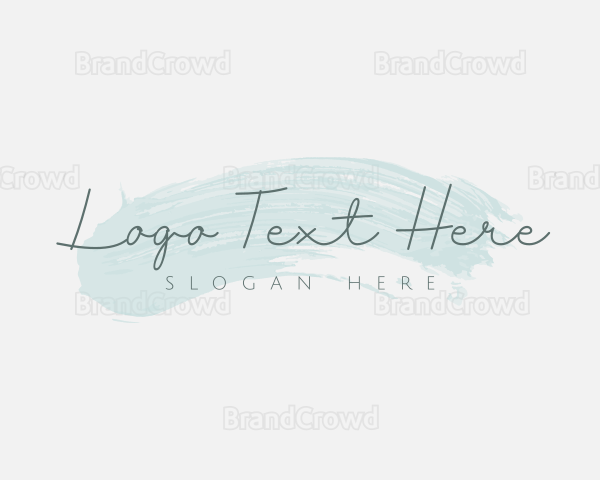 Beauty Cursive Signature Logo