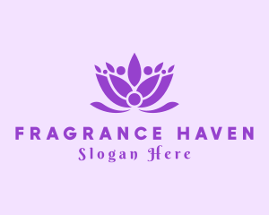 Flower Wellness Floral logo design