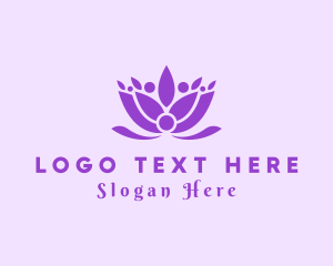 Esthetic - Lotus Flower Scent logo design