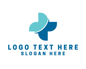 Medical Practitioner - Blue Health Cross logo design